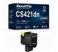 Sostituzione della cartuccia di toner ad alta resa CS421dn per 78C10K0, compatibile con Lexmark CS321 CS421dn CS514 CX421 CX522 CX622, con chip