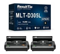 Sostituzione della cartuccia di toner ad alta resa MLT-D305L per MLT-D305S MLT-D305L, compatibile per Samsung ML-3750ND ML-3753ND Nero con chip