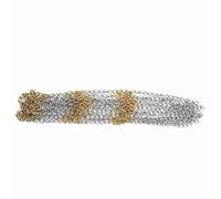 Sostituzione della catena di pallacanestro pesante Sostituzione Galvanizzata in ferro Galvanizzato Net All Weather Resistente per campi da gioco per campi da esterno Silver (Argento e dorato)