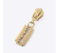 Sostituzione della cerniera Tira-cerniera di ricambio, confezione da 10 multicolore, for cerniere in resina e nylon.(602lightgold,ForNylon)