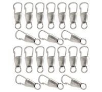 Sostituzione della cerniera Tira-cerniera di ricambio, confezione da 20 pezzi, in metallo multicolore(Silver)