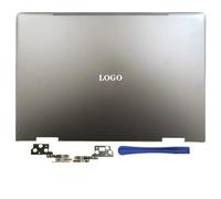 Sostituzione della copertura posteriore del display LCD Cerniere della cornice anteriore Viti compatibili con X360 15-BP 15-BQ 15M-BP TPN-W127 Argento Accessori per laptop Parti compatibili(A HINGES)