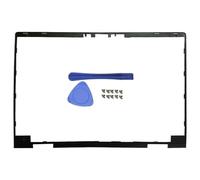 Sostituzione della copertura posteriore del display LCD, cerniere della cornice anteriore, viti compatibili con modelli simili X360 15-BP 15-BQ 15M-BP TPN-W127 Accessori per laptop argento(B COVER)