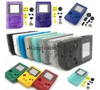 Sostituzione della custodia Shell di alta qualità per la copertura dell'alloggiamento della console di gioco Gameboy Classic per GB DMG-01 con pulsanti in gomma