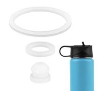 Sostituzione della guarnizione coperchio a coppa - guarnizione foro di sfiato, anello coperchio silicone | Set di inserto rondella riutilizzabile, tappo per container alimentare senza BPA,