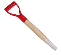 Sostituzione della maniglia della pala maniglia di rastrello in legno da 18 pollici con pata per impugnatura ingegneristica per scavare strumenti per la casa da campeggio da giardinaggio