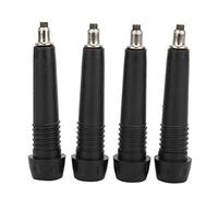 Sostituzione della punta Alpenstock portatile da 4 pezzi, sostituzione della punta dei bastoncini da trekking ad alta resistenza per l'arrampicata, l'escursionismo, il trekking