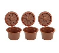Sostituzione della tazza del filtro del caffè riutilizzabile della capsula di caffè riutilizzabile da 3 pezzi per la macchina del caffè Caffitaly (caffè)