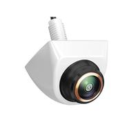 Sostituzione della telecamera posteriore per auto Telecamera per retromarcia Full HD per per auto notturna grandangolare da 170° AHD CVBS 1080P o 720P Vision Fisheye Len(Bianco,1080P)