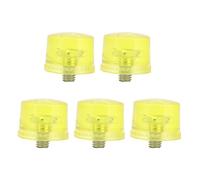Sostituzione della testa del martello in gomma morbida trasparente kit set di accessori per punta di sciopero per la finestra della porta manutenzione dell'installazione 5pcs m8x1 (Φ35mm)
