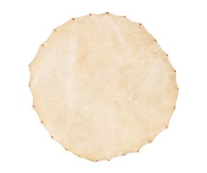 Sostituzione della testa di tamburo in pelle di capra, testa di Djembe in pelle di capra, suono chiaro per tamburi Bongo e Shaman, accessorio rotondo per tamburo 320 mm di diametro