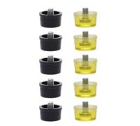 Sostituzione Della Testa In Gomma Set Punta Nera Gialla Per Martello In Plastica Utilizzo Mobili E Artigianato 25 Mm/30 Mm/35 Mm/40 Mm/45 Mm Testa A Martello A Doppio Lato