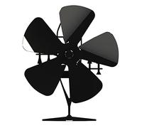 Sostituzione della ventola della stufa in lega di alluminio Ventilatore della stufa a 5 pale Resistenza alle alte temperature Riscaldamento Sostituzione del legno Alimentato a caldo Non elettrico