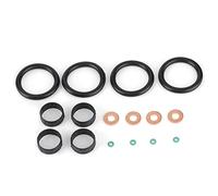 Sostituzione Dell'anello O della Rondella del Set di Guarnizioni Dell'iniettore del Carburante, Adatto per Citroen Nemo Xsara C1 C2 C3 Kit 1982F7 Guarnizione 1204698 198196 Kit