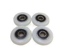 Sostituzione delle ruote della porta della doccia, 4 pezzi/8 pezzi/10 pezzi accessori for doccia rullo for mobiletto da bagno ruota 20 mm/23 mm/25 mm(4pcs,23mm)