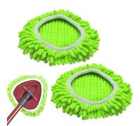 Sostituzione delle teste del | Testa del verde | Con /, Testina di ricambio per in microfibra riutilizzabile Easywring, 2 pz ricarica girevole riutilizzabile profonda pulita per mop