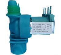 Sostituzione dell'elettrovalvola di ingresso dell'acqua della lavatrice per modelli Samsung - DC62-00311F e DC62-30314V Compatibile con rondelle a carico frontale, plastica ABS e metallo (DC62-00311F)