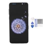 Sostituzione dello schermo del telefono da 6,2 pollici con cornice e kit di riparazione Display LCD Touch Screen digitale per S9 Plus G9650 G965F G965U (Silver Gray)