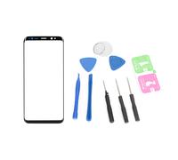 Sostituzione dello schermo esterno per Samsung Galaxy S8G950, compatibile con LCD AMOLED, vetro temperato con rivestimento oleofobico, colla UV LOCA,