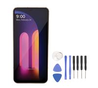 Sostituzione dello schermo per LG V60 ThinQ, gruppo digitalizzatore da 6,8 pollici con cornice e kit di strumenti di riparazione, display OLED ad