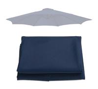sostituzione dell'ombrello, Telo di ricambio for ombrellone in poliestere con protezione UV, impermeabile, multicolore, 6/8 stecche, 2-3 m(Navy Blue,8 ribs-2.7m(8.8ft))