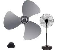 Sostituzione Di Fogli Di Ventilatore Del Piedistallo - 3 Fogli, Parti Di Ricambio Della Lama, Lama Di Ventilatori Uniserselle, Con Copridado, Per Ventilatore Da 16 Pollici 400 Mm