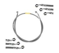 Sostituzione di parti Tubo flessibile freno idraulico DOT da 400 mm a 2400 mm, cavo da 10 mm a 28°, adatto for tubi Suz K Ya, tubo flessibile for olio intrecciato 340 2300(80cm)