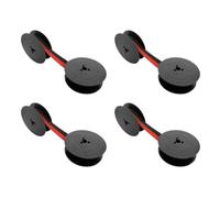 Sostituzione doppia bobina di nastro per macchina da scrivere GR4 per Olivetti Lettera compatibile con i materiali di consumo della stampante(Black Red 4x)