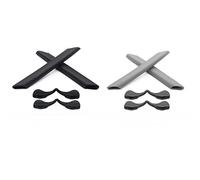 Sostituzione Earsocks & gomma Nosepieces kit per Oakley Radarlock nero & grigio