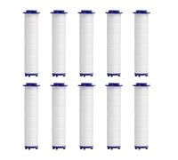 Sostituzione filtro soffione doccia - 10 pezzi cartuccia di cotone PP, addolcitore d'acqua, detergente ad alta , riempimento di declorazione | Efficiente