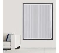 Sostituzione Finestra, Finestra Scorrevole su E Giù per Il Servizio Ristorazione in Lega Alluminio, Schermo Universale per Rimorchio, Camper(White,75x120cm)