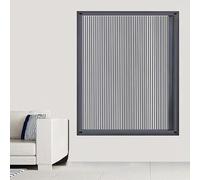Sostituzione Finestra, Finestra Scorrevole su E Giù per Il Servizio Ristorazione in Lega Alluminio, Schermo Universale per Rimorchio, Camper(Grey,80x100cm)