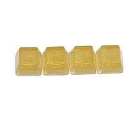 Sostituzione gialla traslucida su misura di Keycap di personalità dell'OEM di Keycap della resina per la tastiera meccanica