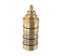 Sostituzione in ottone cartuccia termostatica doccia miscelatore valvola nucleo controllo temperatura 20-48 °C Kit di riparazione manopola di sicurezza tutto rame