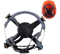 Sostituzione inserto elmetto protettivo, sostituzione sospensione elmetto protettivo a tesa intera antiurto e inserto morbido antiurto staccabile e regolabile per forniture da cantiere