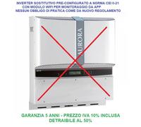 SOSTITUZIONE inverter AURORA POWER ONE PVI 10.0-TL-OUTD-FS errore E 031 ABB