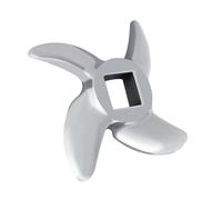 Sostituzione lama tritacarne in acciaio inossidabile Accessorio durevole premium per coltello tritacarne per apparecchi da domestici 12# 22# 32# Opzioni di dimensione (ventidue#)