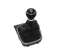 Sostituzione Leva Del Cambio Per VW Per Golf 6 Per A6 VI MK6 Per GTI | Linea nera/rossa,Pomello del cambio x 1,Pelle sintetica/ABS,Qualità Assicurata,Pronto per il Montaggio