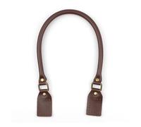Sostituzione Manici per Borse in Pelle, 2 Pezzi 40 cm 50 cm 60 cm Borsa con Manici in Pelle Fai da Te Chiusure Penne Manici di Ricambio for Borsa(50cm-Coffee)