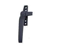 Sostituzione maniglia finestra, Maniglia for porta finestra con serratura in lega di alluminio, in plastica UPVC, in legno, sinistra e destra, multicolore(Left Dark Gray)