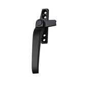 Sostituzione maniglia finestra, Maniglia for porta finestra con serratura in lega di alluminio, in plastica UPVC, in legno, sinistra e destra, multicolore(Left Black)