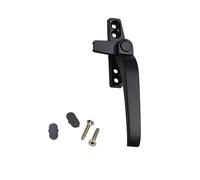 Sostituzione maniglia finestra, Maniglia for porta finestra con serratura in lega di alluminio, in plastica UPVC, in legno, sinistra e destra, multicolore(Right Black)