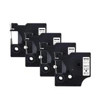 Sostituzione nastro compatibile DYMO per modelli LabelManager compatibili 160 280 210D 360D 420P Wireless PnP 220P 260P 500TS 450DUO(DYMO A45013-4P)
