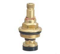 Sostituzione nucleo valvola rubinetto in ottone, valvola di ricambio per rubinetto, valvole rotanti in ottone, per cucina, bagno, giardino, rubinetto ecc (1/2 ", acqua calda e fredda)