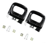 Sostituzione orecchie pentola bachelite, Kit di fissaggio maniglia laterale pentole, Ricambi per orecchie pentola a vapore, Coperture per maniglie fenoliche nere, Sostituzioni orecchie pentola a