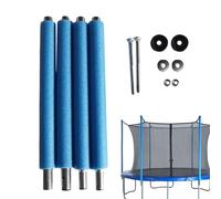 Sostituzione dei Pali del Trampolino Elastico,Pali per Rete Trampolino, Parte di Ricambio per Trampolino, Pali in Schiuma per Trampolino, Pali in Acciaio con Tubo Dritto per Recinzione con Viti