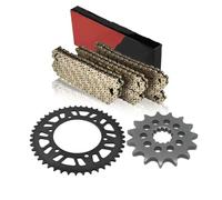 Sostituzione Per Suzuki DL650 DL 650 A V-Strom Per Touring XT 2007-2020 Moto Pignone 525 CNC 15T/47T Set Catena Anteriore Posteriore(15T 47T Chain)