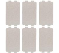 Sostituzione piastra in mica,6 pezzi Piastra di Mica per Onde per Microonde Foglio di Mica per Microonde Universale,Piastra di Mica Mica Piastre a Microonde,per il microonde da cucina (117 x 65 mm)
