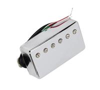 Sostituzione pickup per chitarra con copertura in metallo cromato per chitarra elettrica in ceramica Pickup Professionale Per Chitarra Elettrica (Color : Bridge)