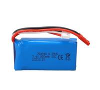 Sostituzione professionale della batteria al litio da 7,4 V 850MAH batteria in elicottero RC per V912V262V333V353BQ202 con spina JST Red